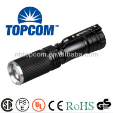 mini 3 modes aluminum cree XP-E led super high power flashlight with clip TP-805